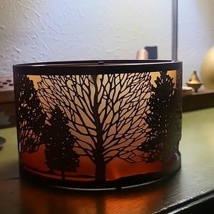 Yankee Candle Ombre Trees Jar Candle Shade (New Never Used)